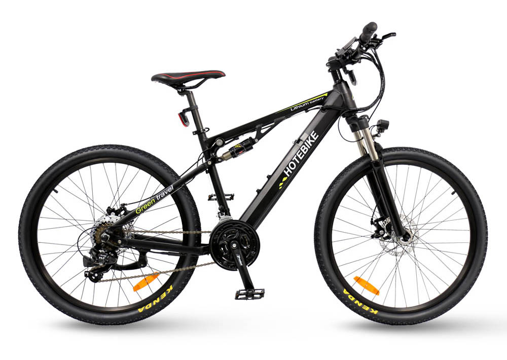 China 36V 350W full suspension mountain e-bike for sale (A6AH26-S) - Mountain Electric Bike - 1