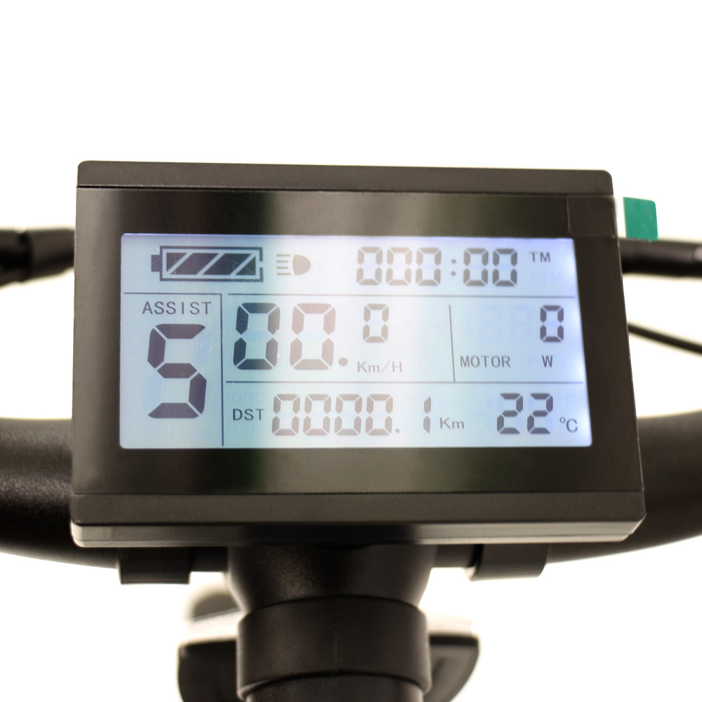 grande schermu LCD multi funzione per bicicletta elettrica 24V 36V 48V 60V (LCD3)