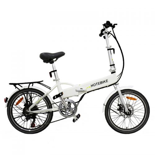 2019 white color folding frame electric bicycles for sale (A1-white)