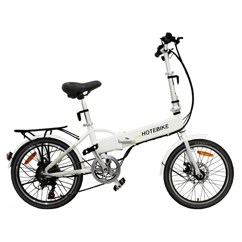 2019 електрични бицикли са преклопним оквиром у белој боји на продају (А1-бели)