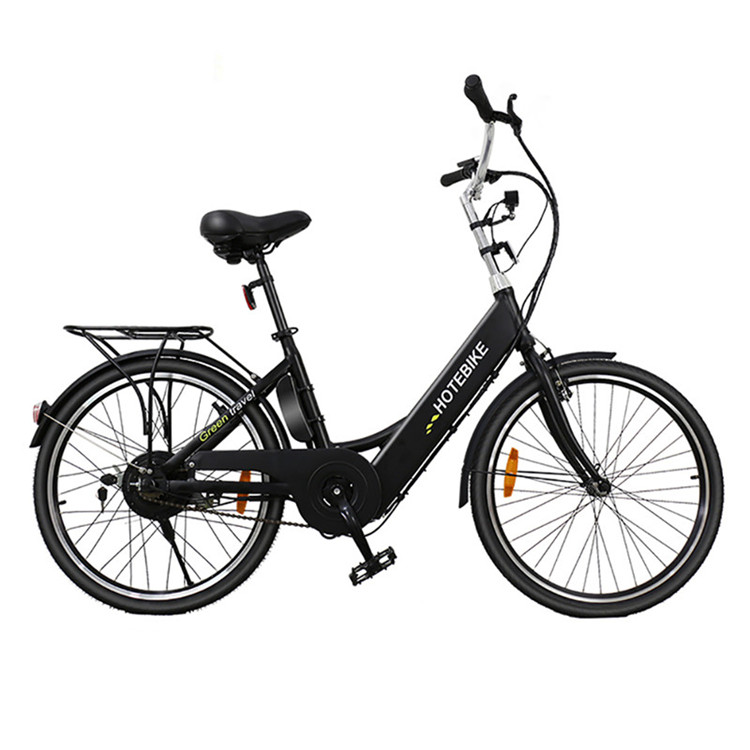 black color power cycle electric bike for sale (A5-black) - City Electric Bike - 3