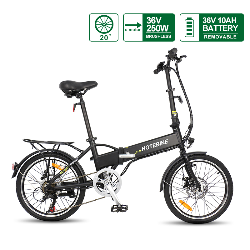 30% попуста - 20-инчни преклопни електрични бицикл 36В батерија (А1-7)