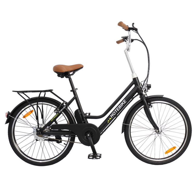 24 inch battery assisted electric bicycles electric city bike - City Electric Bike - 1