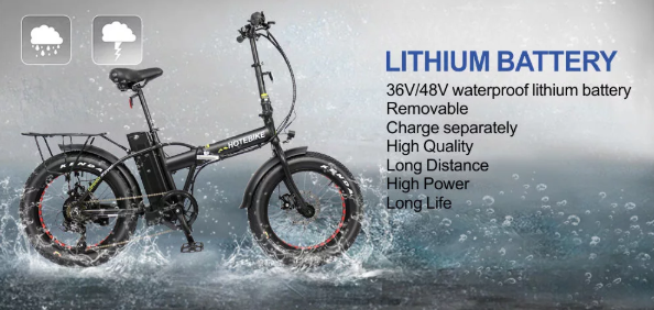 750W Fat Bike for Sale A7AM20 Folding Electric Bicycle 48v Fat Tire Electric Bike - Fat Tire Electric Bike - 4