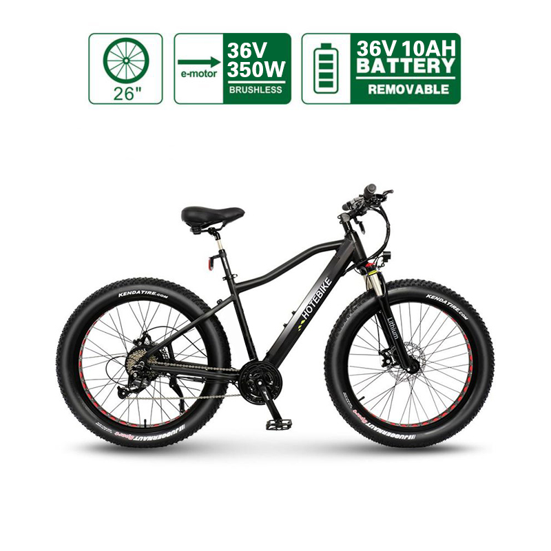 fat tire electric bike canada 26″ A6AH26F 36V350W hotebike