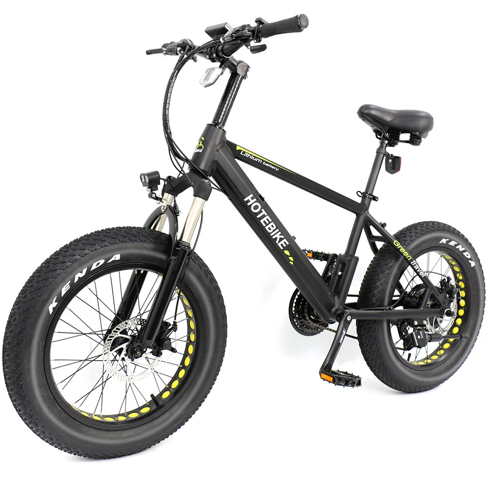 20 inch fat tire electric bicycle beach ebike A6AH20F