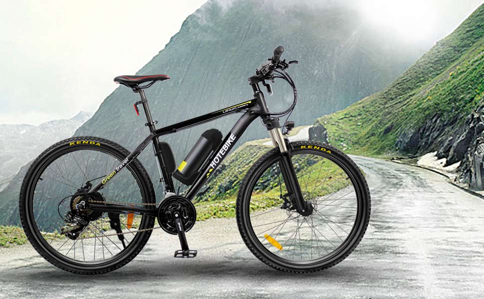 HOTEBIKE Best Electric Mountain Bikes for Sale on Amazon.ca -  - 2
