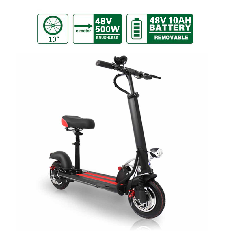 10 nti 500w electric scooter tsheb tuam A1-8