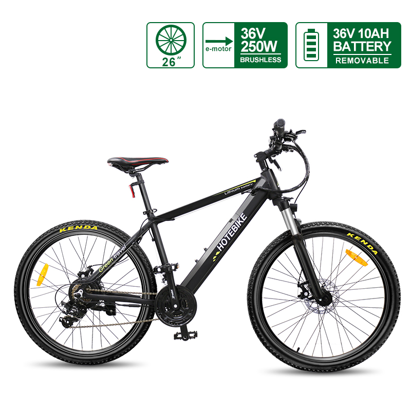 Evropada mashhur 26inch 36V250W elektr tog'li velosiped