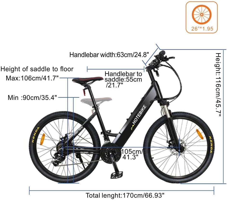 City bike of Hotebike (A5AH26), also suitable for women - Product knowledge - 1