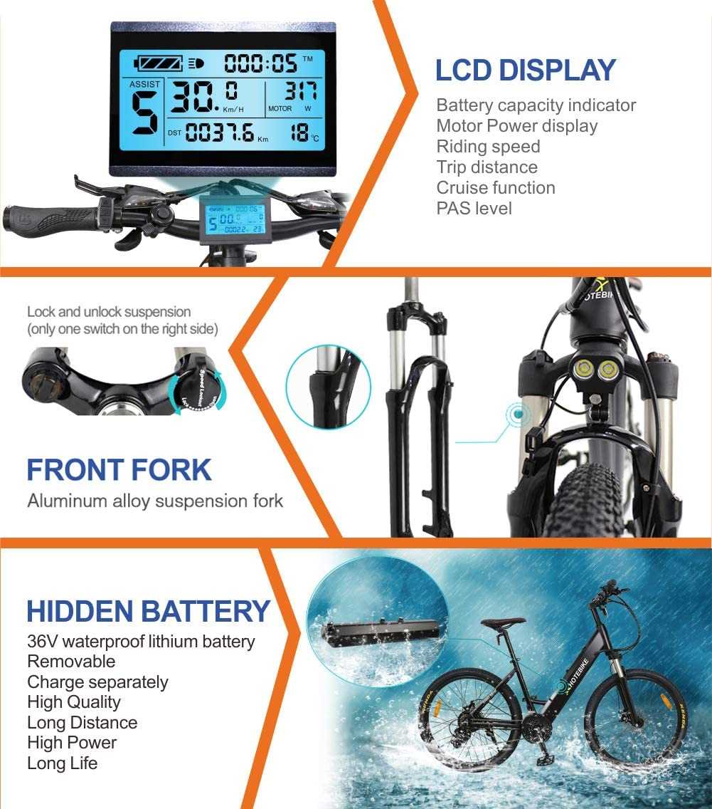 City bike of Hotebike (A5AH26), also suitable for women - Product knowledge - 4