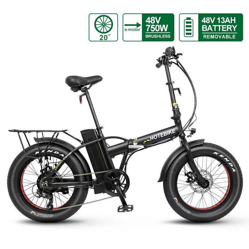 Bicicletta grassa elettrica pieghevole A48AM750 7V 20W