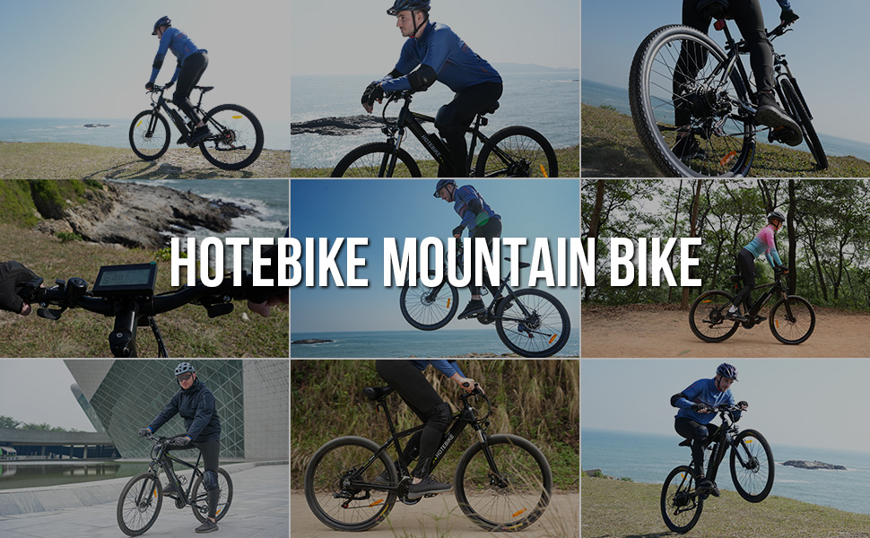 Electric Mountain Bike 27.5 Inch Frame 36V Hidden Battery 350W - City Electric Bike - 13