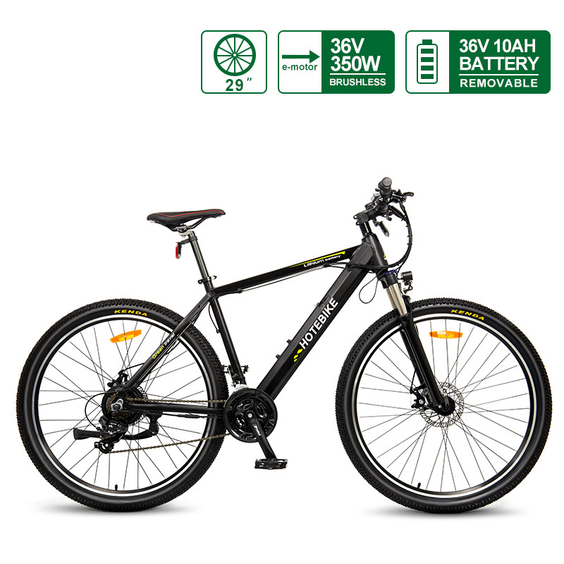 전문 전자 자전거 36V 350W 29 인치 페달 지원 빠른 릴리스 배터리 A6AH26 성인 전기 자전거