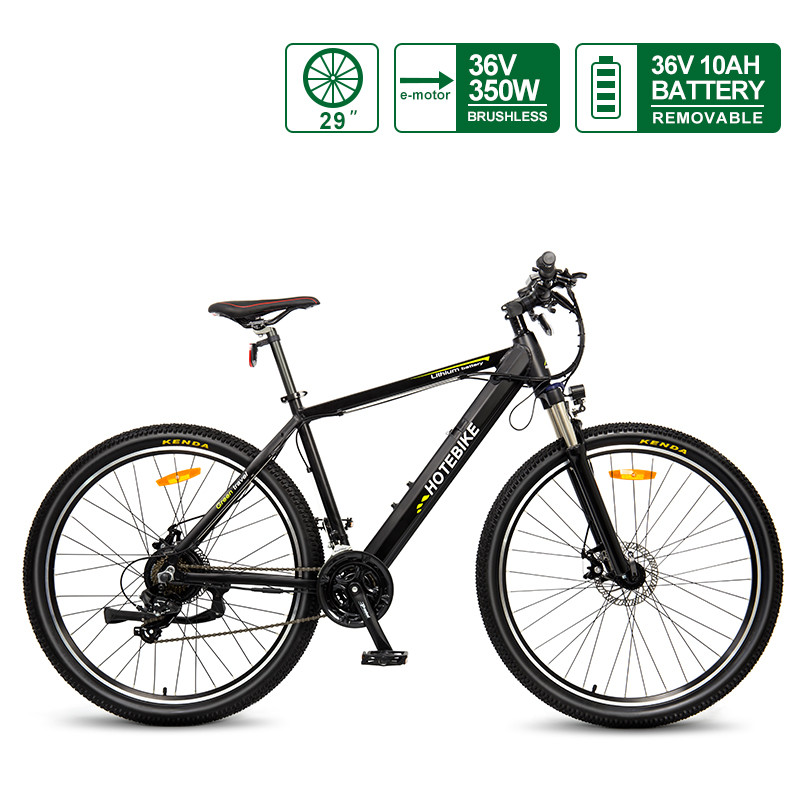 Maxsus e velosiped 36V 350W 29 dyuymli Pedal Assist tezyurar batareyali A6AH26 kattalar elektr velosipedlari