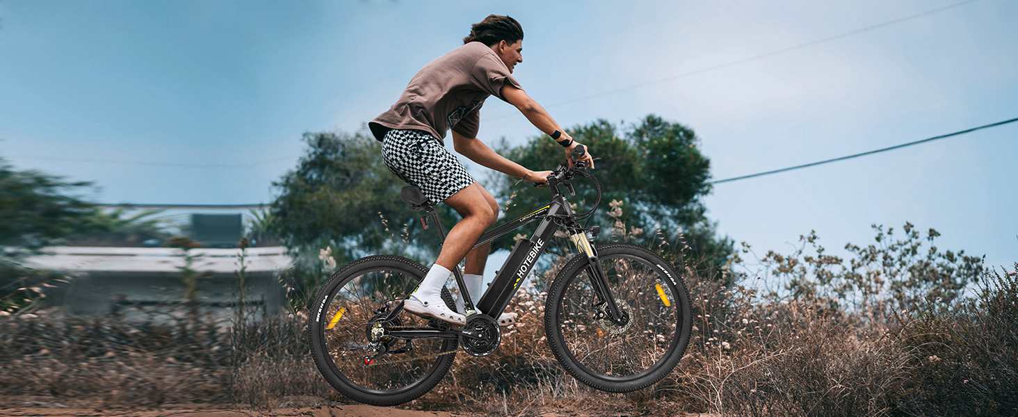 26 inch 500W Electric Mountain Bike pẹlu 48V 13AH Batiri Yiyọ A6AH26 500W