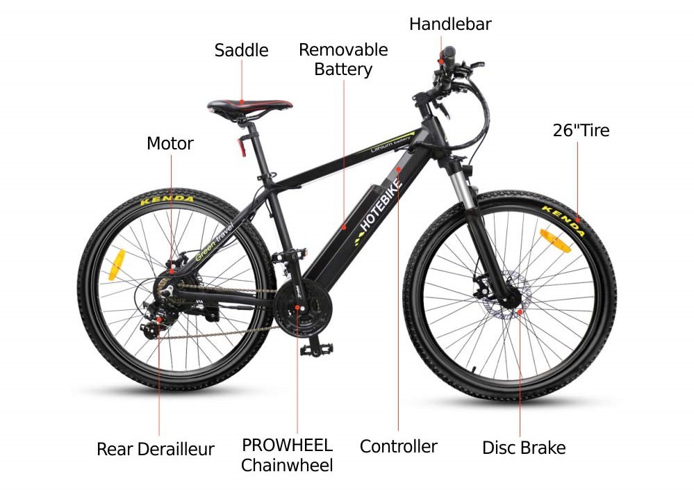 Bicicleta electrică HOTEBIKE