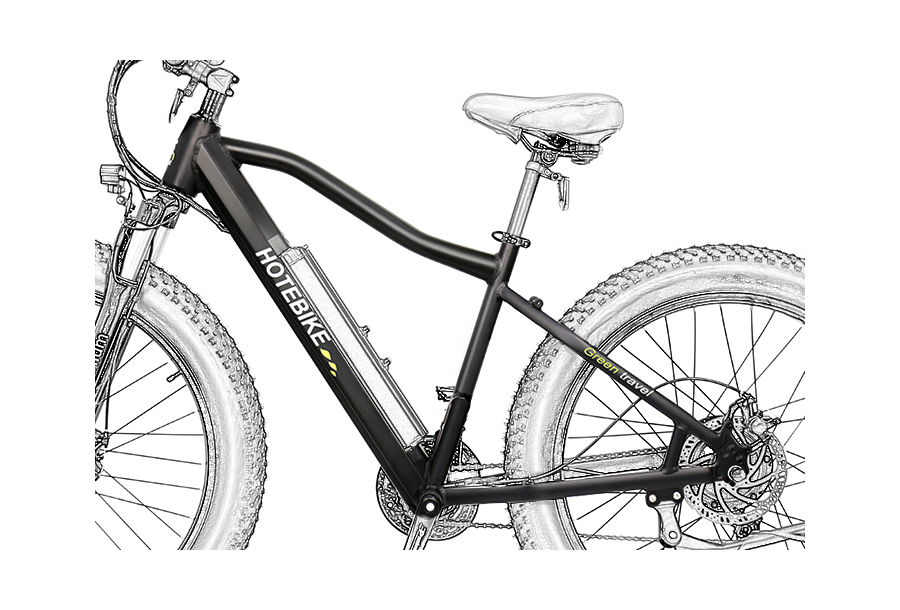 Electric Fat Tire Bike 26