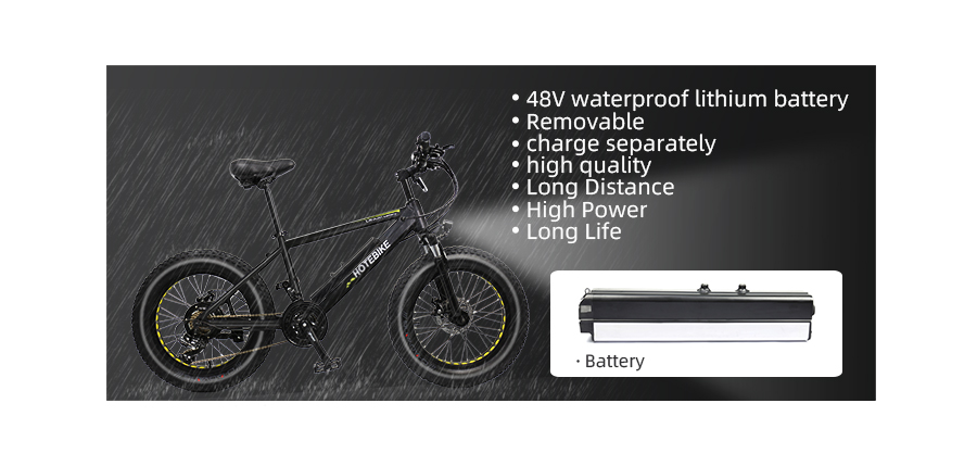 20 inch Fat Bike for Sale 500W Specialized Electric Bike A6AH20F Fat Tire Electric Bike 48v - Electric Bike Europe - 7