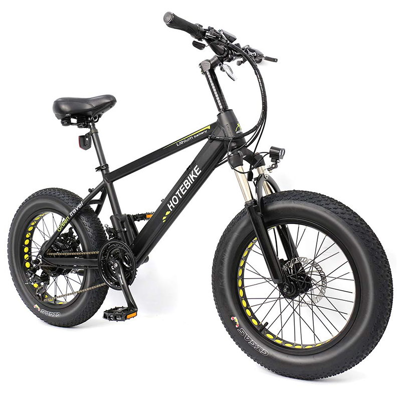20 инчни 36В 350В дебели бицикл Електрични мини бицикл сњежна масна гума за плажу еБике А6АХ20Ф