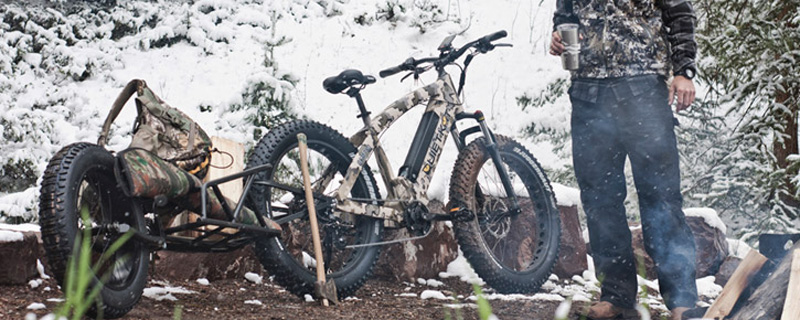Планински електрични бицикл Хотебике који се може користити зими
