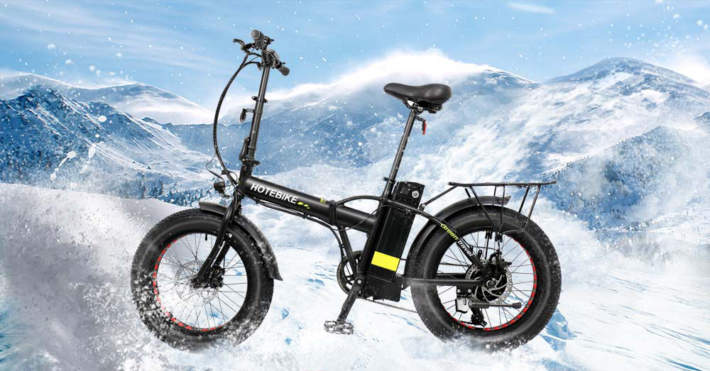 48V 750W folding electric bike fat tire bike electric mini bike A7AM20 - Electric Bike USA - 1