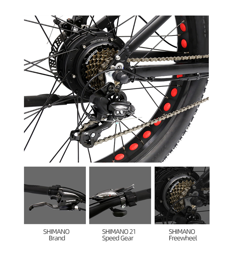 bicicleta de neumático de graxa eléctrica