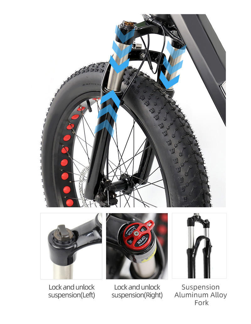 hotebike powerful 750w fat tire electric bike - blog - 6