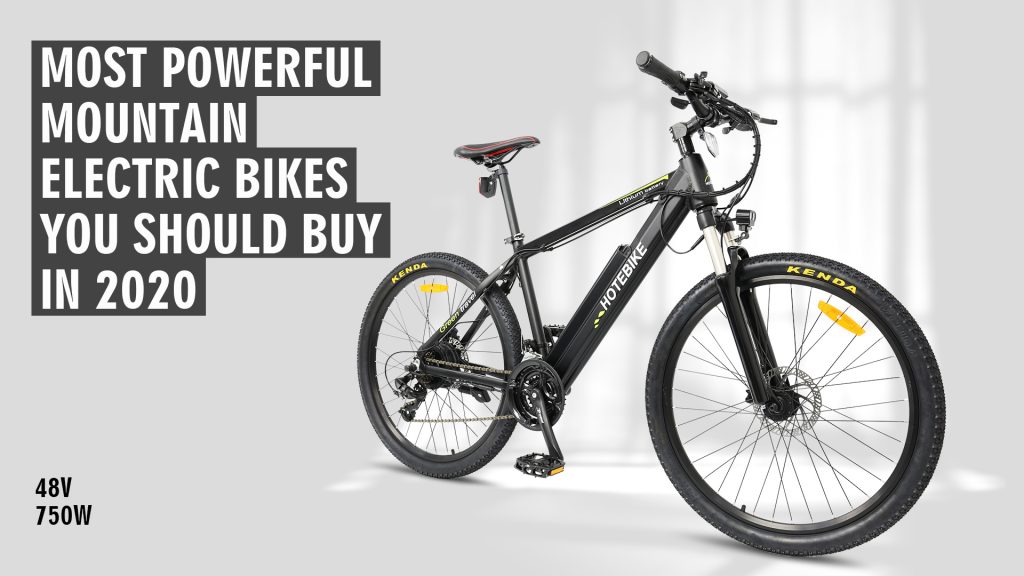 HOTEBIKE Super Cool 750W High Power Motor Electric Bicycle Video