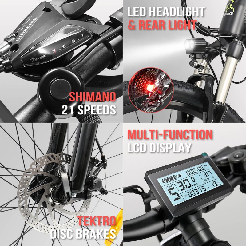 electric biycle tektro disc brakes