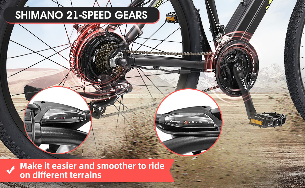 shimano 21 speed gears