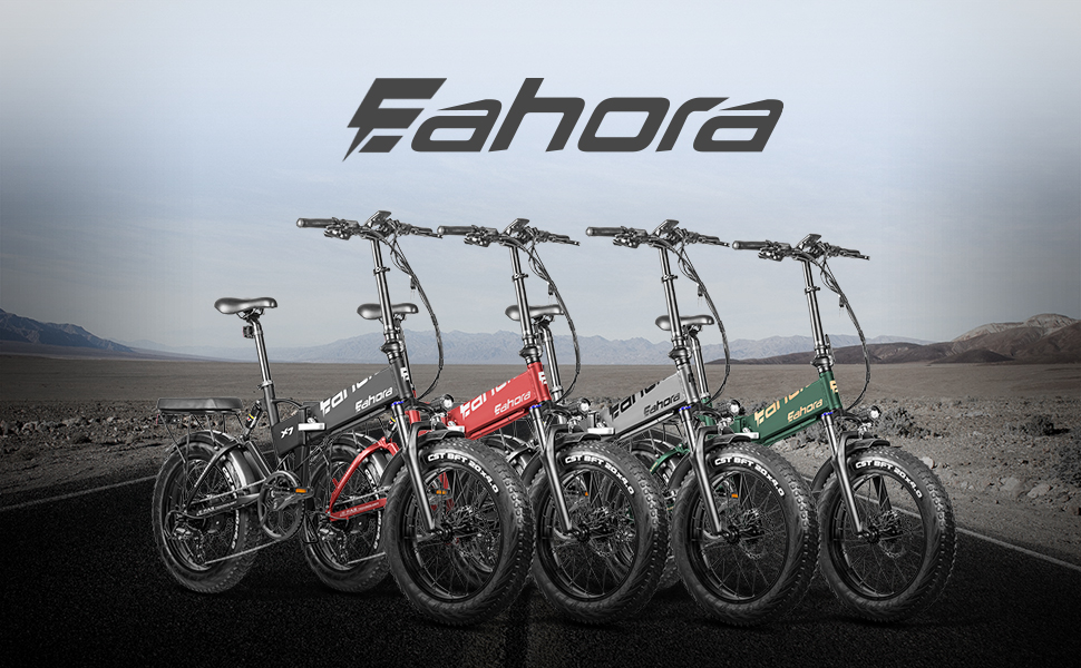 eAhora X7 Plus 750W Fat Tires Folding Electric Bike Full Suspension Hydraulic Brakes 48V Electric Bikes for Adults with Electric Lock, Power Regeneration System 8 Speed Gears, Red - blog - 18