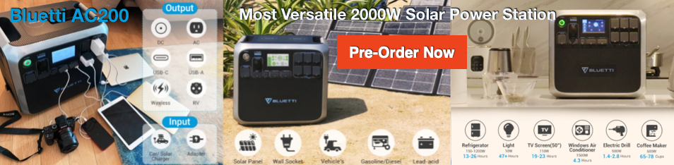 Bluetti solar 2000W Power Station