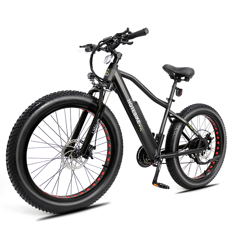 ECOTRIC Powerful Fat Tire Electric Bicycle 26″ Aluminium Frame Suspension Fork Beach Snow Ebike Electric Mountain Bicycle 750W Motor 48V 13AH Removable Lithium Battery - blog - 3