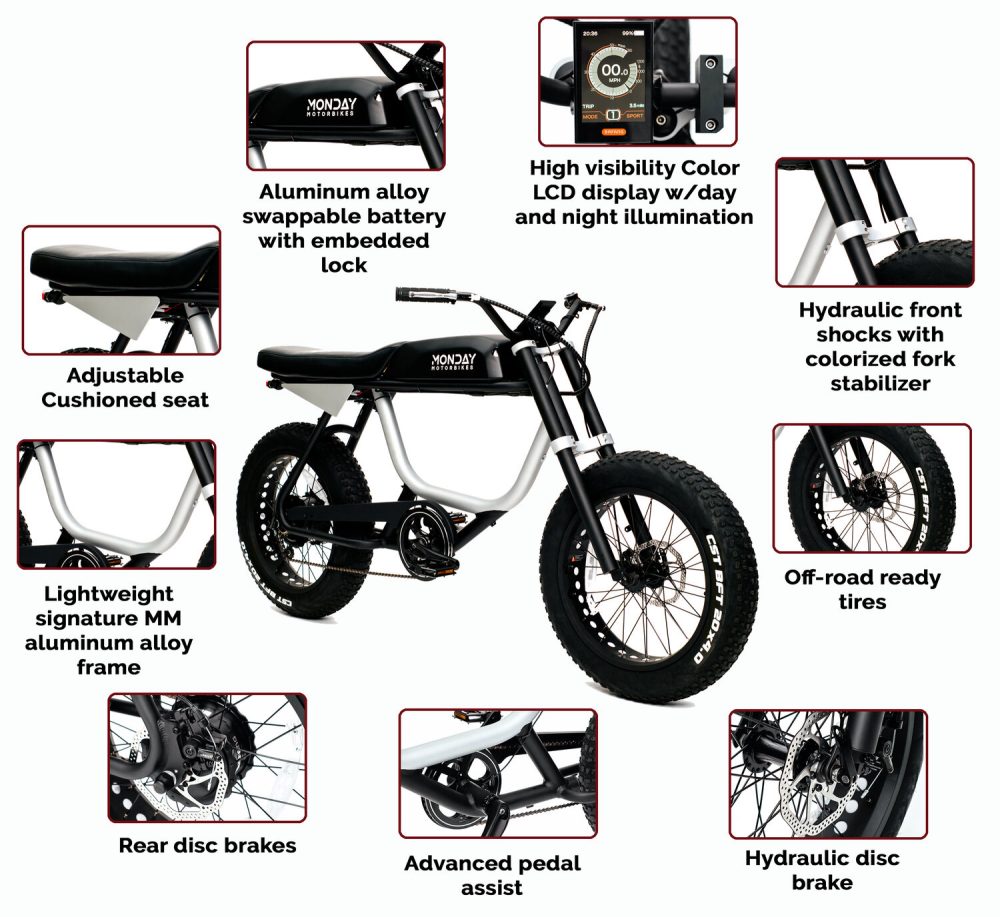 Anza electric moped unveiled by Monday Motorbikes as lowest priced e-moped yet