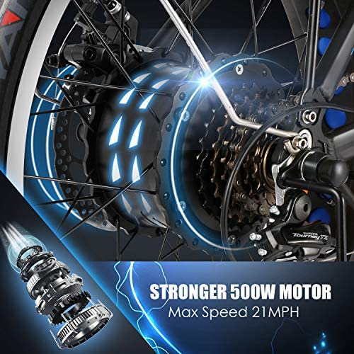Speedrid Lipat Ebike Fat Tire Electric Bike 20″ 4.0, Motor Bertenaga 500W, Baterai Dapat Dilepas 36V 12.5Ah dan Kecepatan 6 Profesional - blog - 6