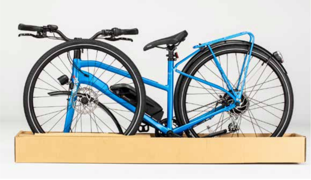 ladda elektrisk cykelförpackning