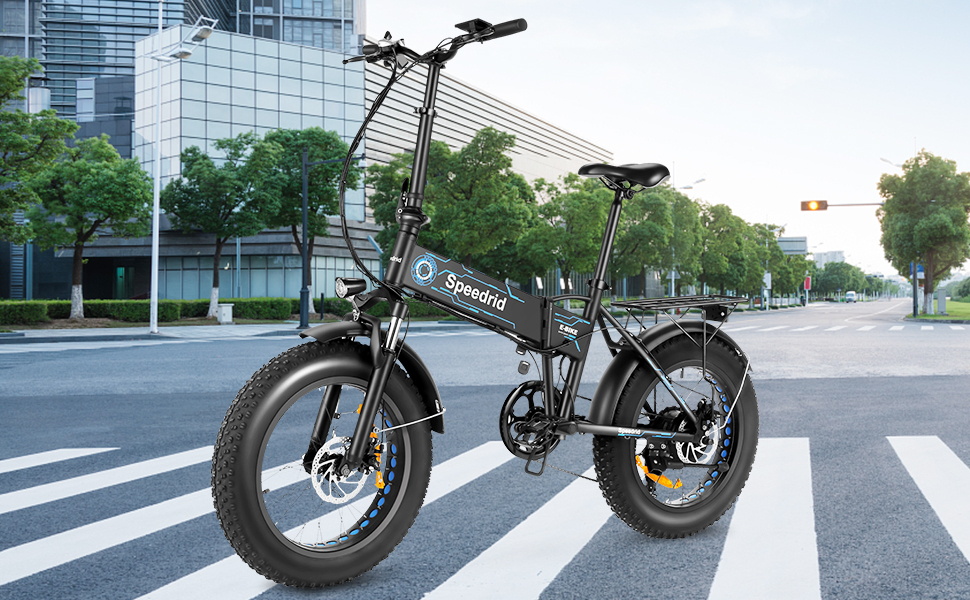 Speedrid Folding Electric Bike Fat Tire Electric Bike 500W Powerful Motor 36V 12.5Ah Removable Battery and Professional 6 Speed - blog - 3