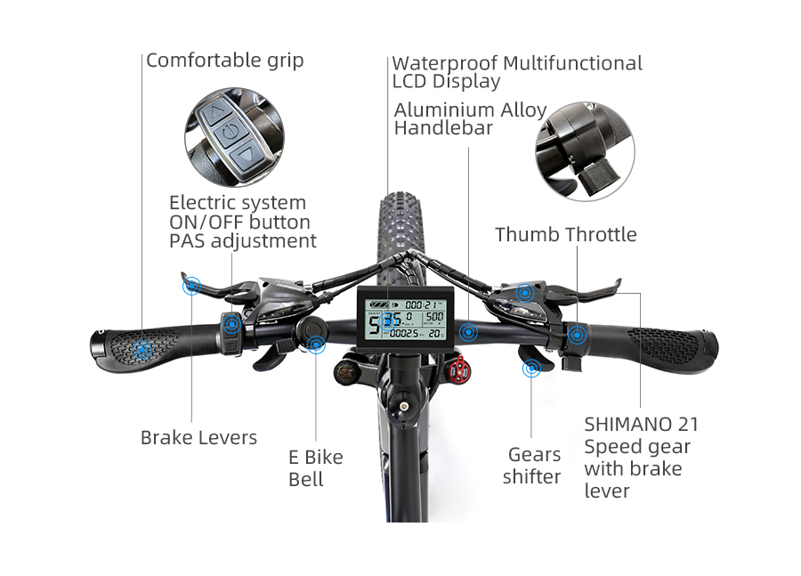 Sepeda listrik Sondors, sepeda listrik ban gemuk HOTEBIKE, ulasan sepeda listrik Sondors