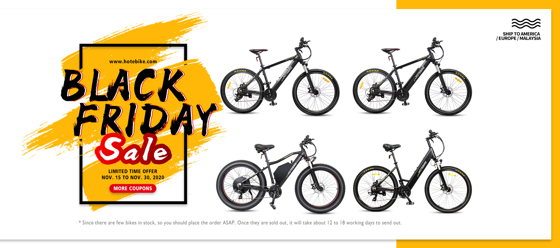 HOTEBIKE Black Friday activities - News - 1