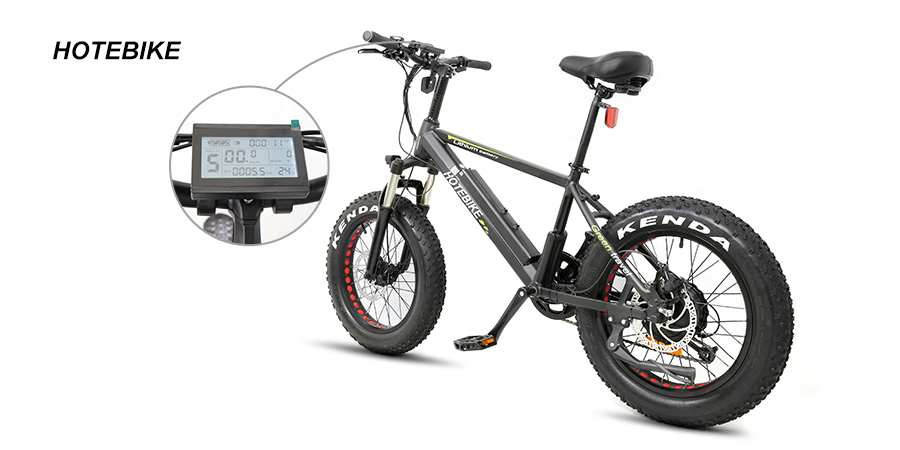 20 inch Fat Tire Electric Bike 48V 750W Motor with 12AH Battery A6AH20F - Electric Bike Russia - 2