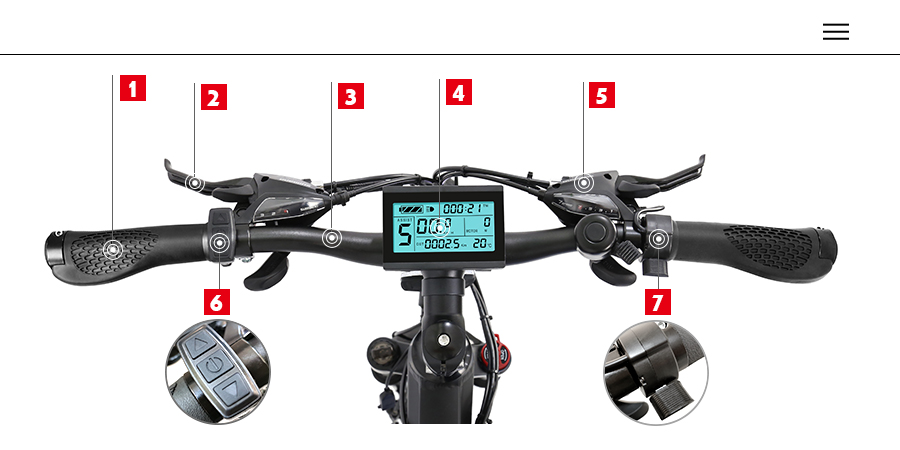 20 inch Fat Tire Electric Bike 48V 750W Motor with 12AH Battery A6AH20F - Electric Bike Russia - 5