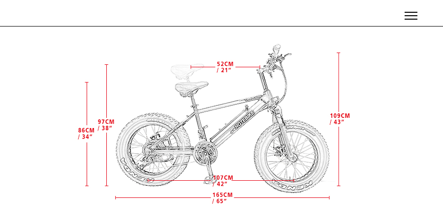 20 inch Fat Tire Electric Bike 48V 750W Motor with 12AH Battery A6AH20F - Electric Bike Russia - 12