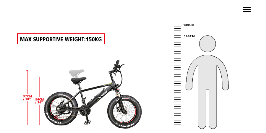 20 inch Fat Tire Electric Bike 48V 750W Motor with 12AH Battery A6AH20F - Electric Bike Russia - 13