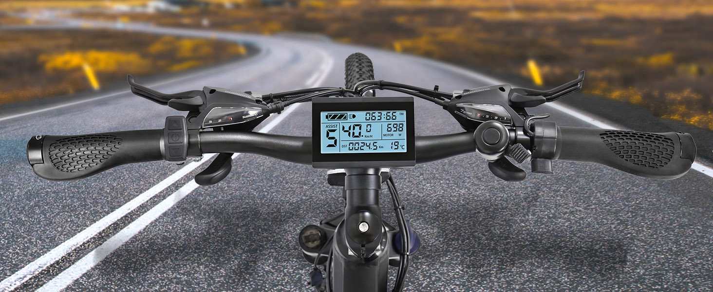 Elektrische fiets voor volwassenen 500 W elektrische mountainbike met 48 V 13 Ah verwijderbare batterij