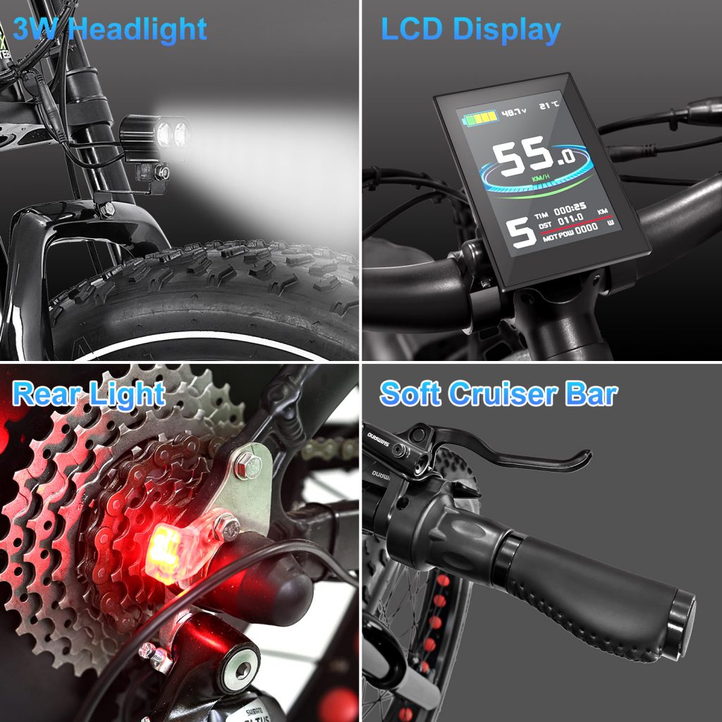 High power fat tires Electric bikes – TRENTS OF THIS SUMMER - Product knowledge - 10