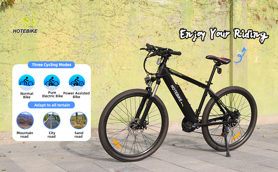 27.5 Inch Electric Bicycle 48V 500W 12AH Motorised Bicycle Removable Battery for Sale - Electric Bike Europe - 8