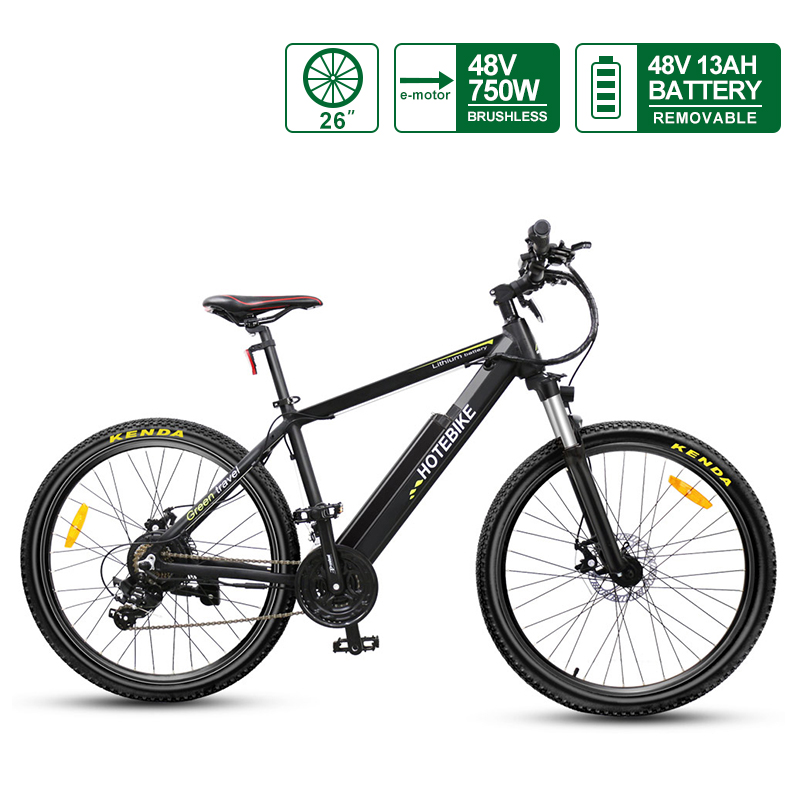 26 pulzier Adult 750W Electric Mountain Bike Kanada għall-Bejgħ