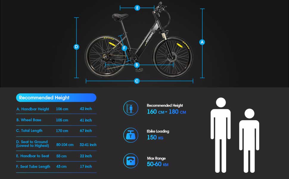 36V 350W 10AH 26'' Electric City Bike Hidden Battery for Adult - Sale in the USA - 12