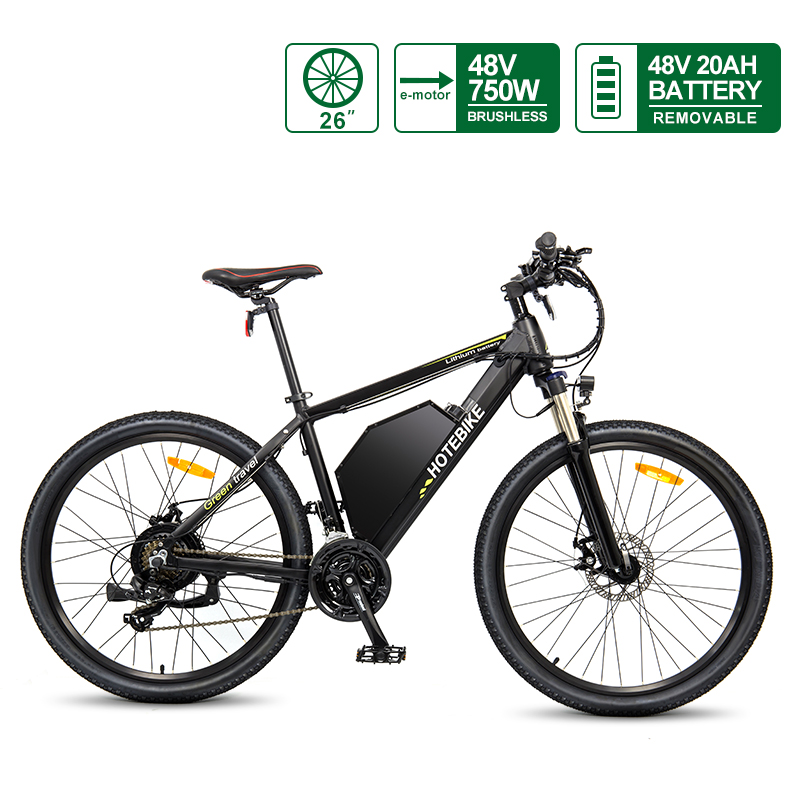 Electric Bike 48V 20AH Battery 26 Inch eBike frame A6AH26